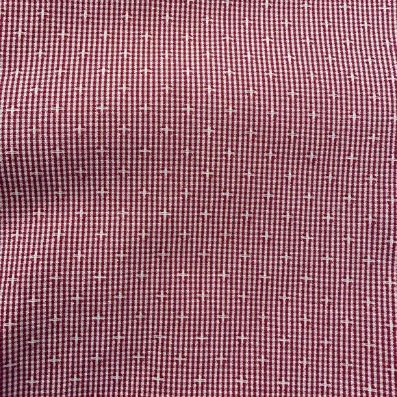 Lorenzo Uomo Red Long Sleeve Button Down Collared Dress Shirt Sz XL - Picture 5 of 9